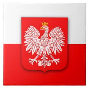 Polen Polska Red White Eagle polska Kakelplatta