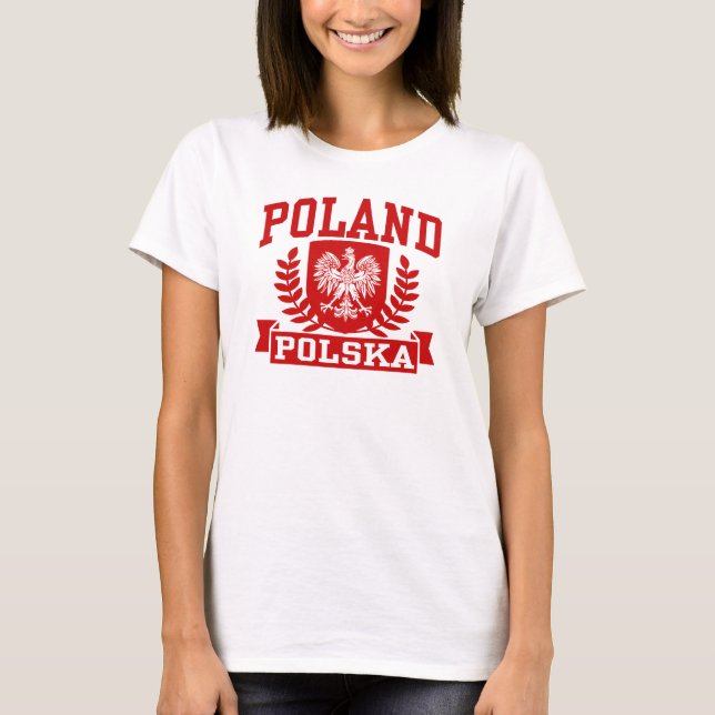 Polen Polska Tee Shirt (Framsida)