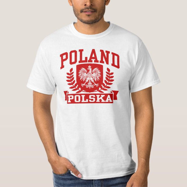 Polen Polska Tee Shirt (Framsida)