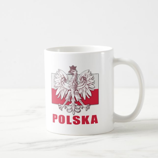 Polen Polska vapensköld Kaffemugg (Höger)