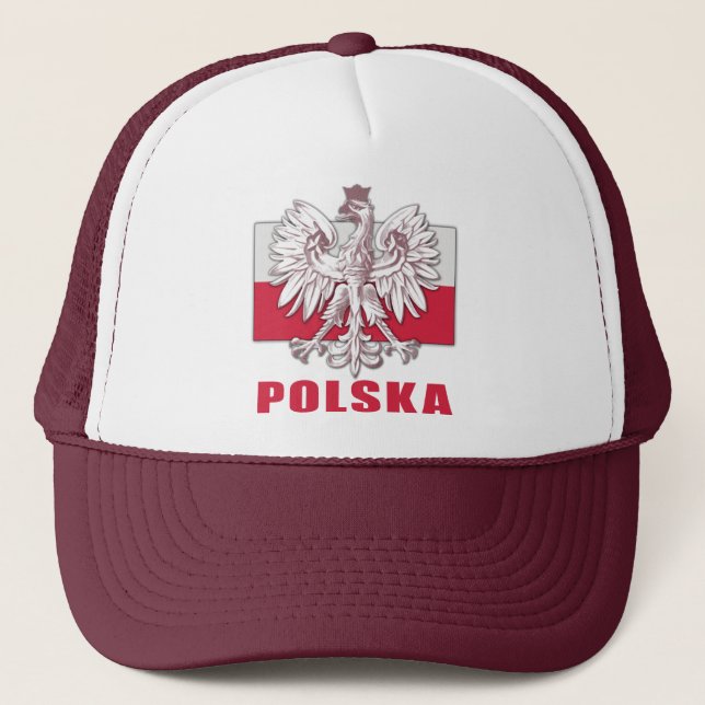 Polen Polska vapensköld Keps (Framsida)