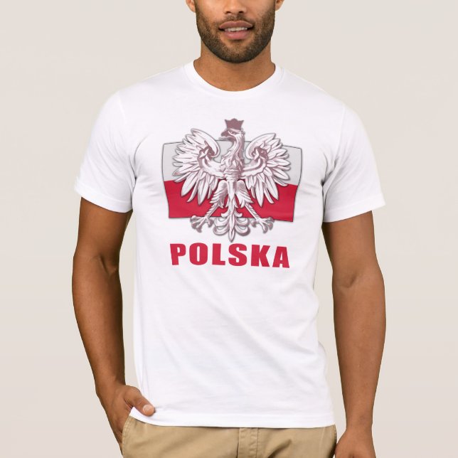 Polen Polska vapensköld Tröja (Framsida)