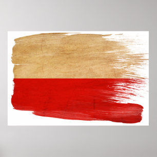 Polen Poster Flagga