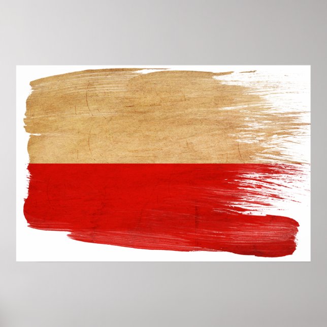 Polen Poster Flagga (Framsidan)
