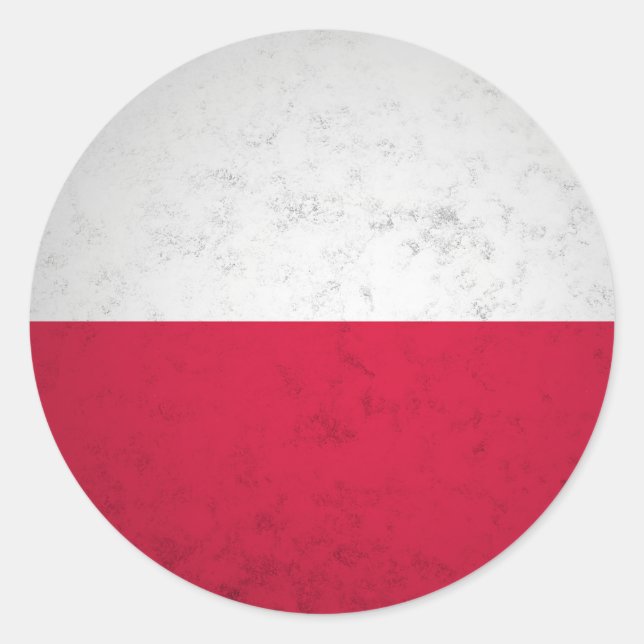 Polen Runt Klistermärke (Framsida)