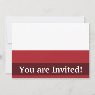 Polen slättflagga inbjudningar