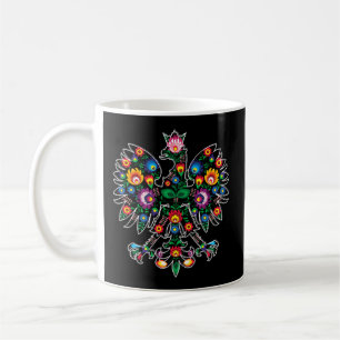 Polen Stöd polsk Eagle polsk folkpolsk Pri Kaffemugg