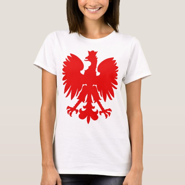 Polen-STOR RÖD EAGLE-UL.ai Tee Shirt (Framsida)