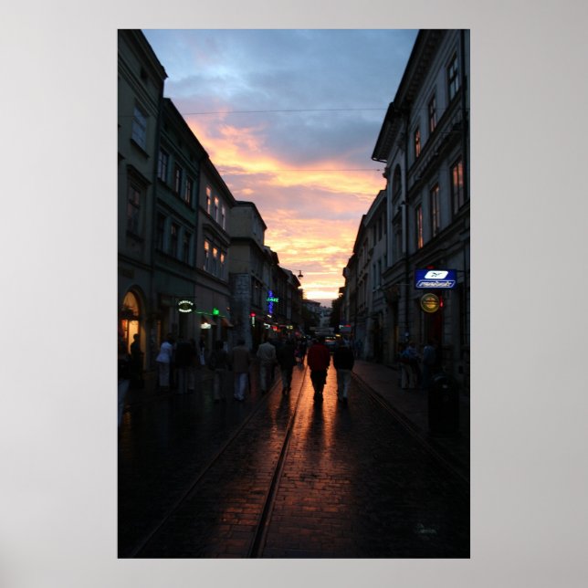 Polen Sunset Poster (Framsidan)