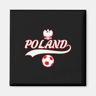 Polen Team World Fan Fotboll 2018 Jersey Cup Fan Magnet