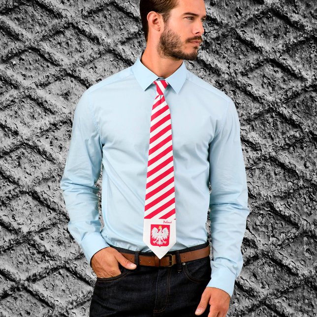 Polen Tie, rand, business mode, Polen Flagga Slips (Skapare uppladdad)
