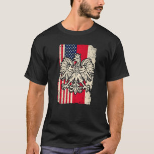 Polen USA Polski Polska Amerikanska polska Eagle F T Shirt