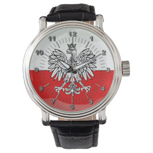 Polen vapensköld armbandsur