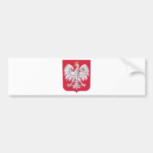 Polen vapensköld bildekal