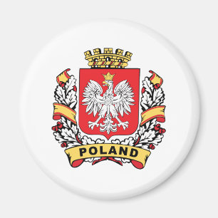 Polen vapensköld magnet