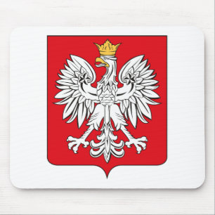 Polen vapensköld Mousepad Musmatta