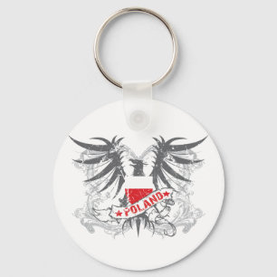 Polen Winged Nyckelring