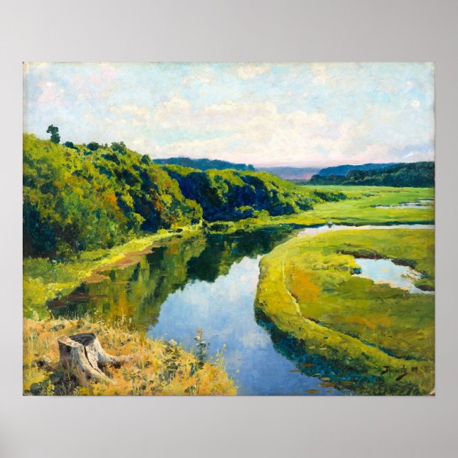 Polenov - Floden Klyazma Poster (Framsidan)