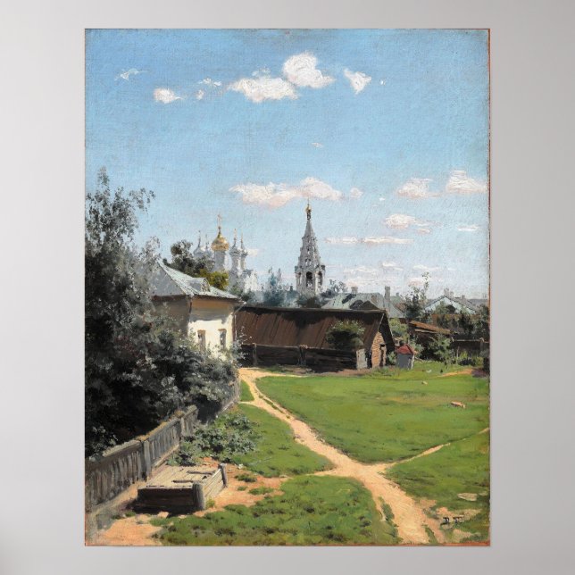 Polenov - Moskva Courtyard Poster (Framsidan)