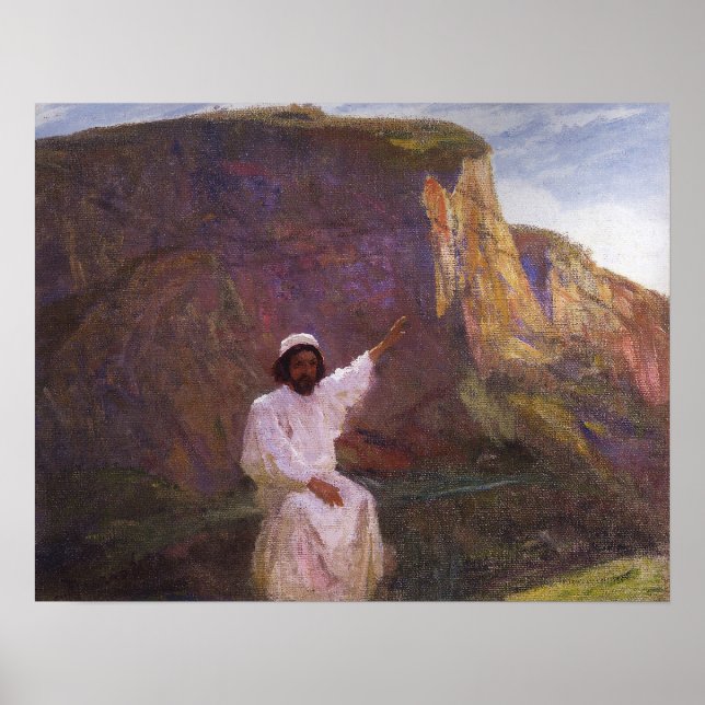 Polenov - Palestina, Sermon på berget Poster (Framsidan)