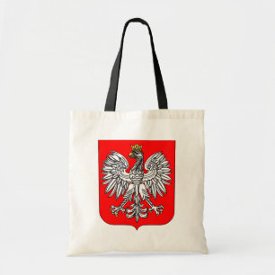 Polens emblem Tote Bag Tygkasse