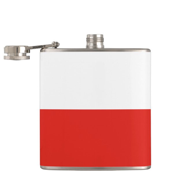 Polens flagga fickplunta (Öppnad)