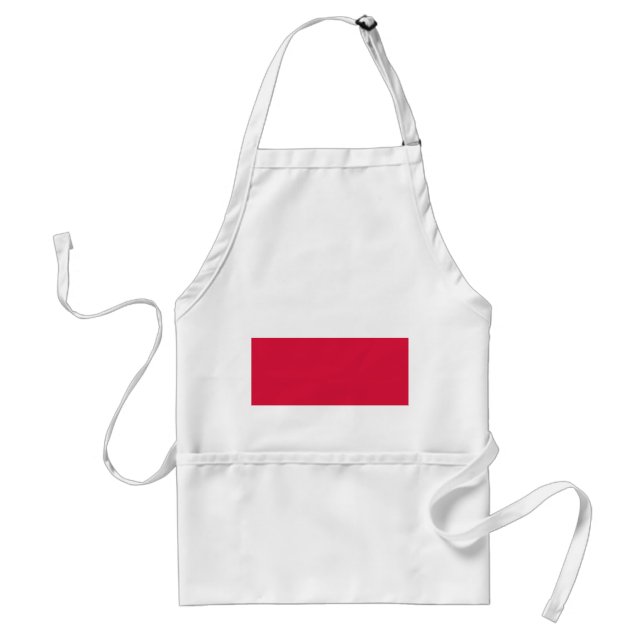 Polens flagga förkläde (Framsidan)