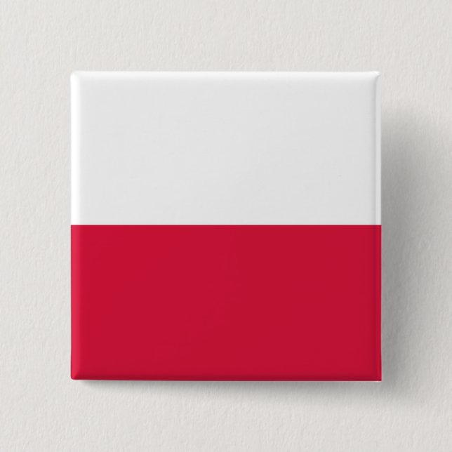 Polens flagga knapp (Framsida)