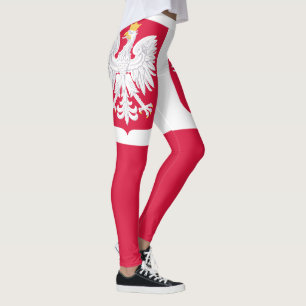 Polens flagga leggings