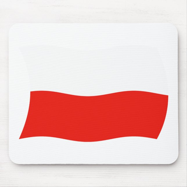 Polens flagga Musmatta (Framsidan)