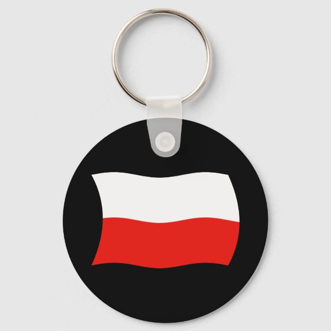 Polens flagga Nyckelring (Framsida)