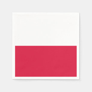 Polens flagga pappersservett