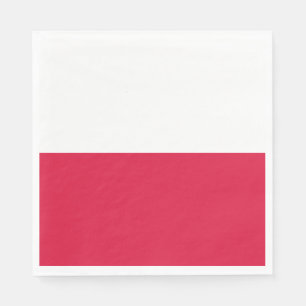Polens flagga pappersservett