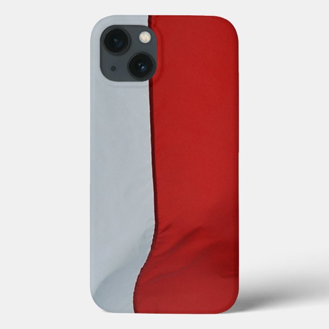 Polens Flagga Patriotic Phone Case (Baksida)