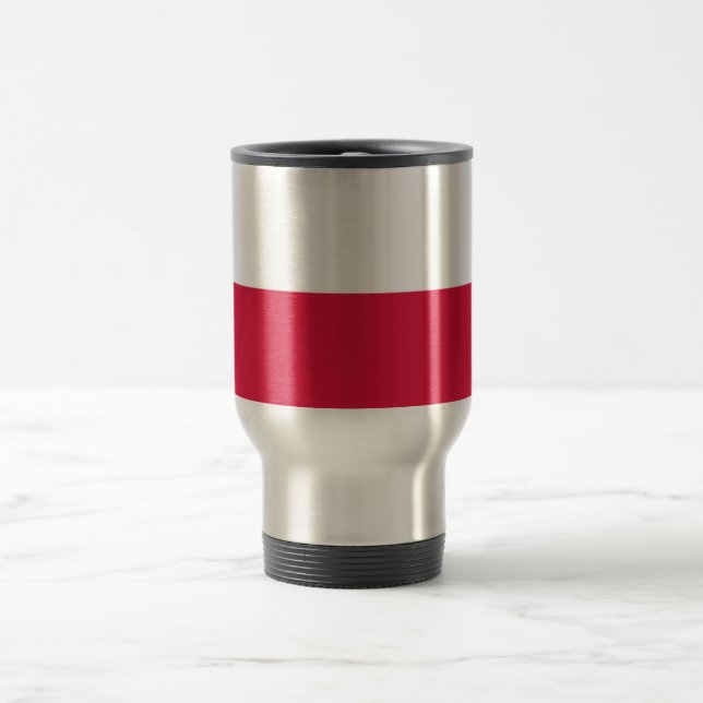 Polens flagga resemugg (Center)