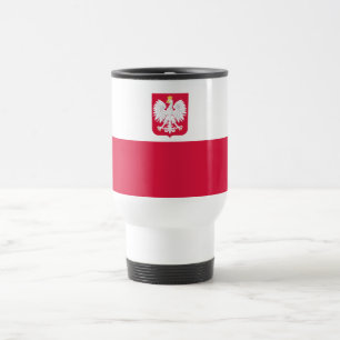 Polens flagga resemugg
