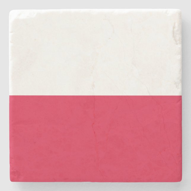 Polens flagga stenunderlägg (Framsidan)