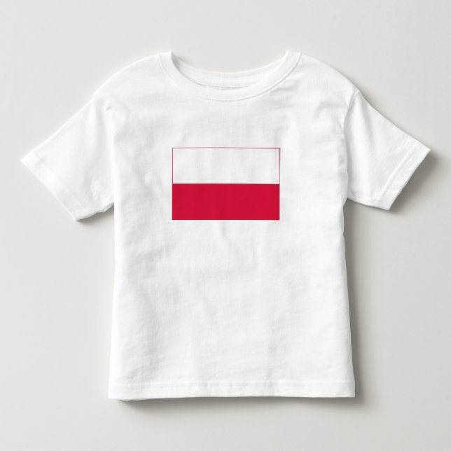 Polens flagga t shirt (Framsida)