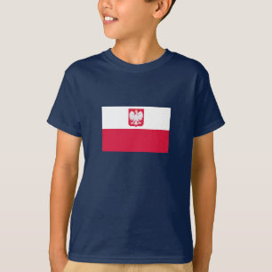 Polens flagga t shirt