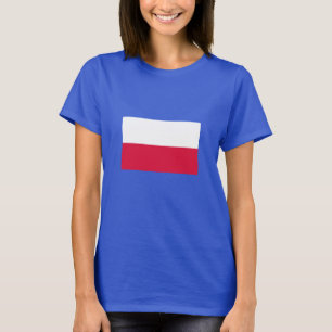 Polens flagga t shirt