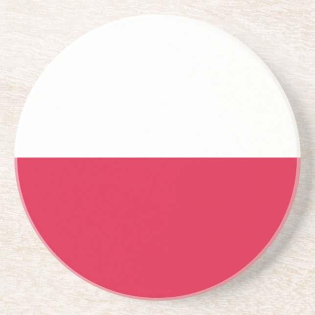 Polens flagga underlägg (Framsidan)