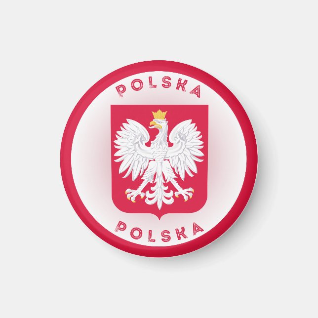 Polens kulturarvssymbol magnet (Framsidan)