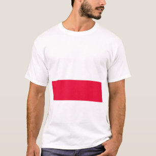 Polens nationella Flagga - Rzeczpospolita Polska T Shirt