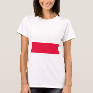 Polens nationella Flagga - Rzeczpospolita Polska T Shirt