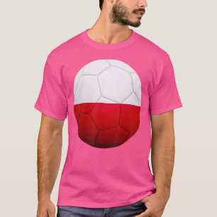 Polens nationella fotboll Polska flagga fotboll T Shirt