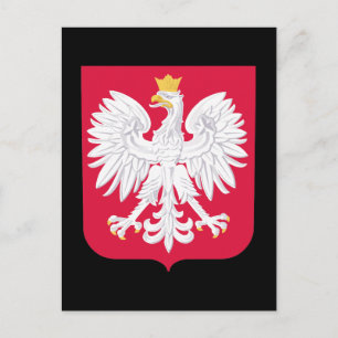 Polens statsvapen vykort