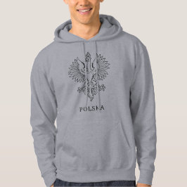 Polens vita örn samtida statssymbol hoodie