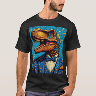 Polera Retrato  Dinosaurio T Shirt