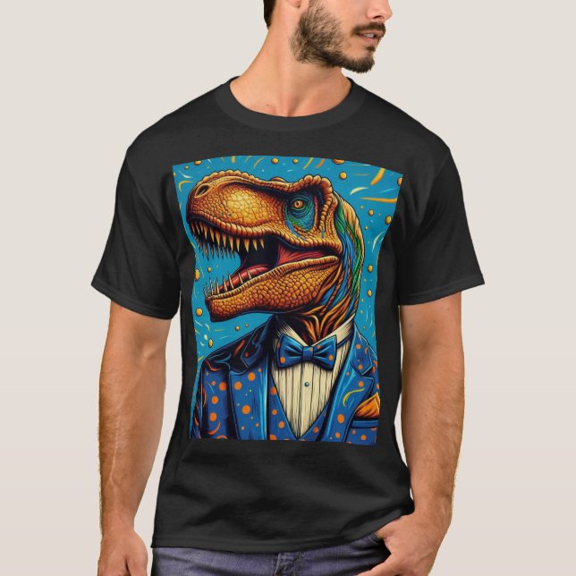 Polera Retrato  Dinosaurio T Shirt (Framsida)