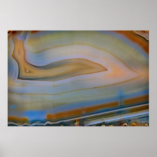 Polerad agate Opus 01 Poster